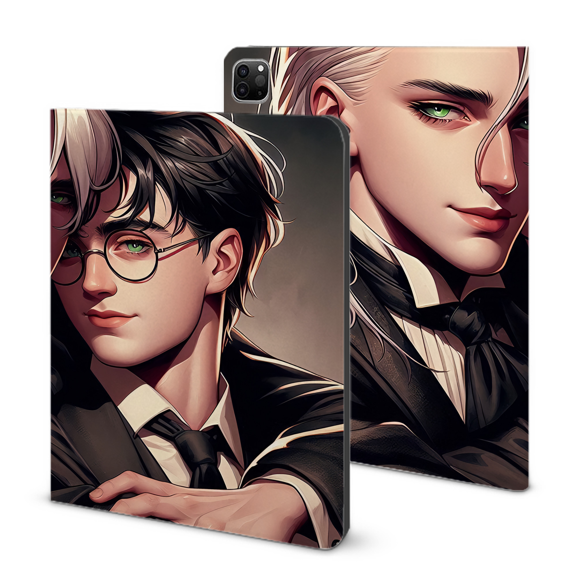（画像用） Harry Potter ハリー・ポッターシリーズ IPad ケース ブック型 PUレザー TPU 耐衝撃 軽量 薄型 ペン収納なし 全面保護 IPad 各モデル対応